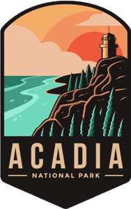 Acadia National Park Dark Silhouette Air Freshener