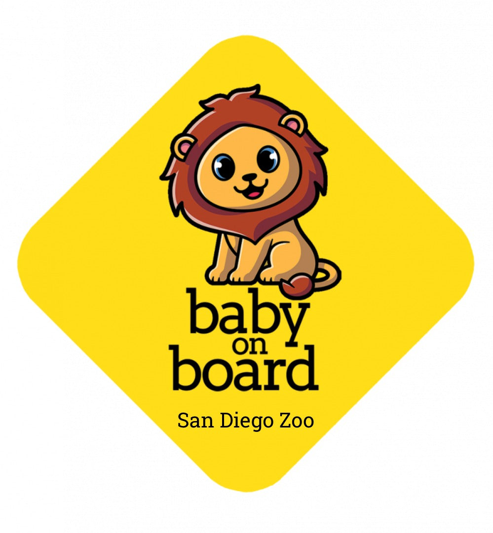 Baby on Board Lion