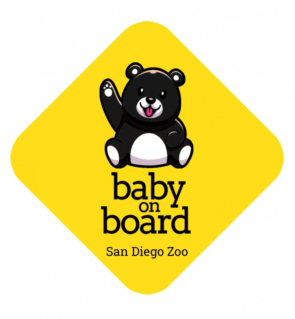 Baby on Board Black Bear