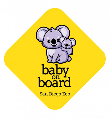 Baby on Board Koala with Mom