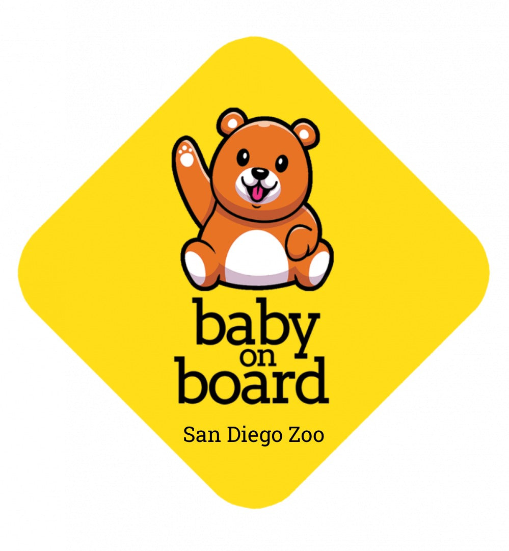 Baby on Board Brown Bear