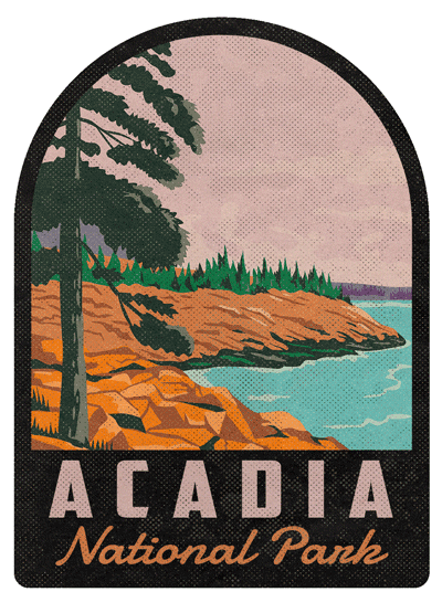 Acadia National Park Vintage Travel Air Freshener