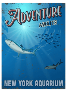 Adventure Awaits Sharks Air Freshener