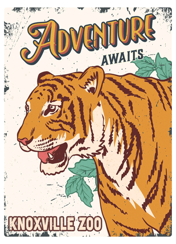 Adventure Awaits Tiger Air Freshener