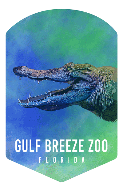Alligator Watercolor Air Freshener