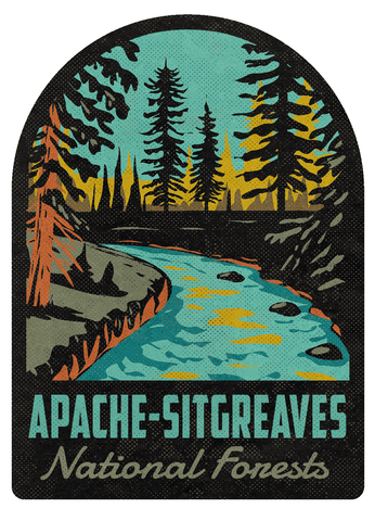 Apache-Sitgreaves National Forest Vintage Travel Air Freshener