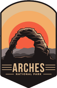 Arches National Park Dark Silhouette Air Freshener