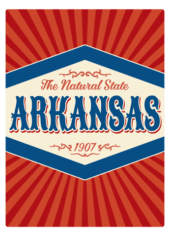 Arkansas Retro State Motto Air Freshener