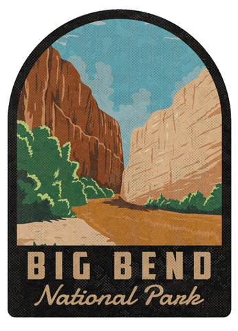 Big Bend National Park Vintage Travel Air Freshener