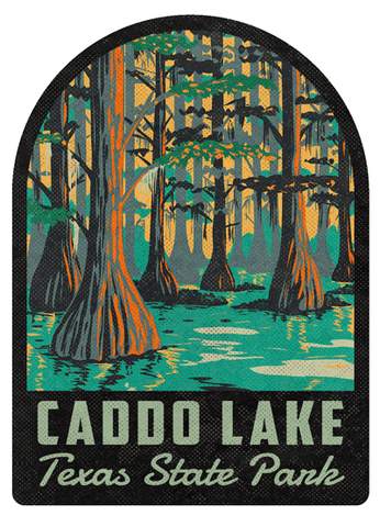 Caddo Lake Texas State Park Vintage Travel Air Freshener