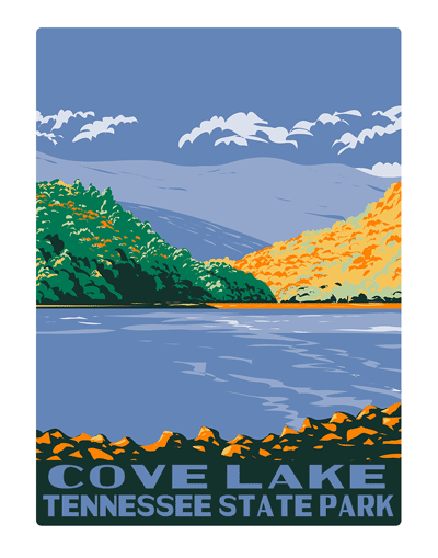 Cove Lake TN State Park WPA Air Freshener