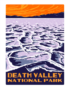 Death Valley Badwater Basin National Park WPA Air Freshener