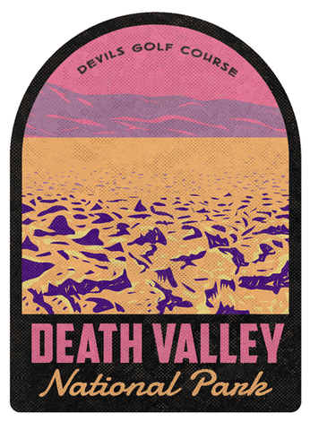 Death Valley National Park Devils Golf Course Vintage Travel Air Freshener
