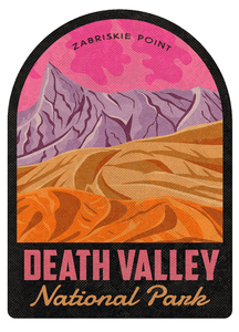 Death Valley National Park Zabriskie Point Vintage Travel Air Freshener
