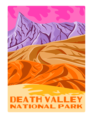 Death Valley National Park Zabriskie Point WPA Air Freshener