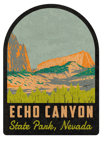 Echo Canyon State Park Vintage Travel Air Freshener