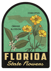 Florida State Flowers Air Freshener
