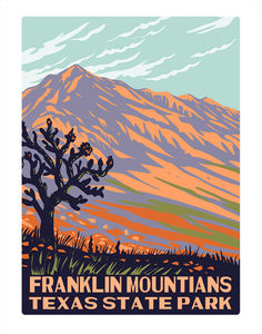 Franklin Mountains Texas State Park WPA Air Freshener