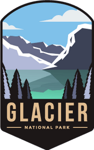 Glacier National Park Dark Silhouette Air Freshener