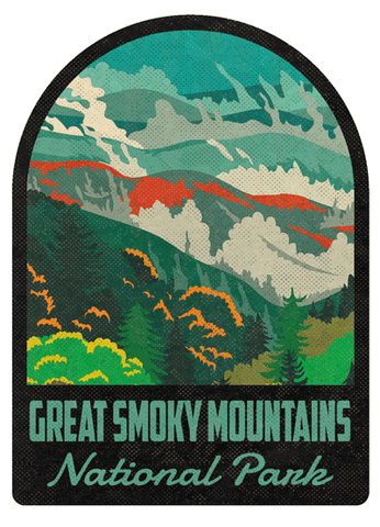 Great Smoky Mountains National Park Vintage Travel Air Freshener