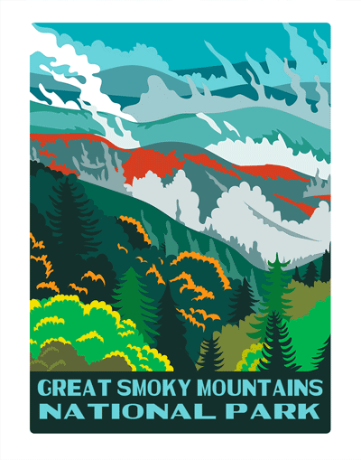 Great Smoky Mountain National Park WPA Air Freshener