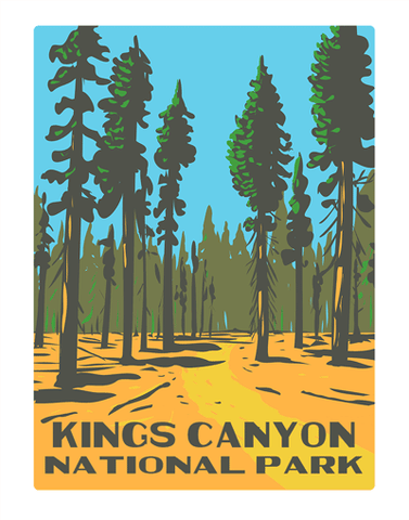 Kings Canyon National Park Trail & Grove WPA Air Freshener