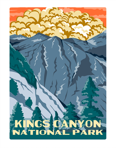Kings Canyon National Park WPA Air Freshener