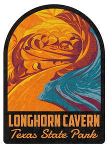 Longhorn Cavern Texas State Park Vintage Travel Air Freshener