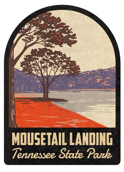 Mousetail Landing TN State Park Vintage Travel Air Freshener