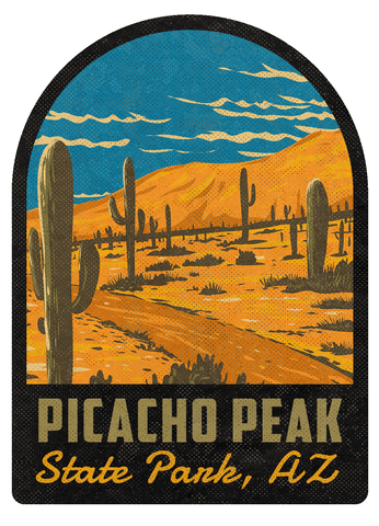 Picacho Peak State Park Vintage Travel Air Freshener