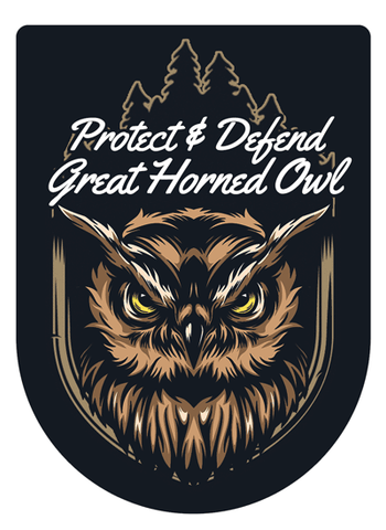 Protect & Defend Great Horned Owl Air Freshener