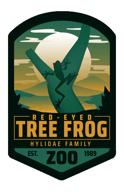 Red Eyed Tree Frog Silhouette Air Freshener