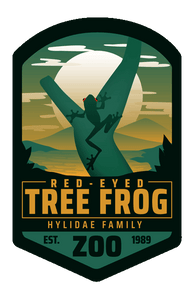 Red Eyed Tree Frog Silhouette Air Freshener