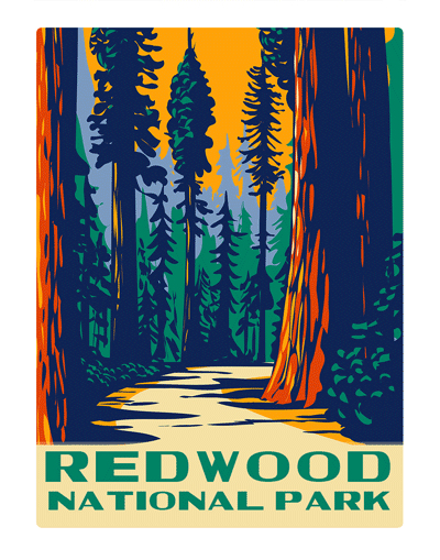 Redwood National Park WPA Air Freshener