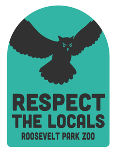 Respect The Locals Great Horned Owl Air Freshener
