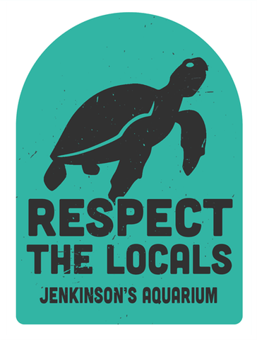 Respect The Locals Sea Turtle Air Freshener