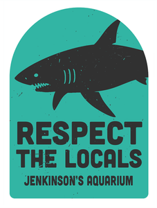Respect The Locals Shark Air Freshener