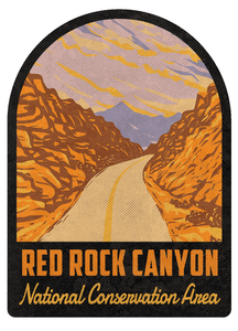 Rock Canyon National Conservation Area - Road Front Vintage Travel Air Freshener