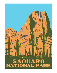 Saguaro National Park Beehive Peak WPA Air Freshener
