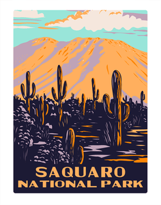 Saguaro National Park Wasson Peak WPA Air Freshener