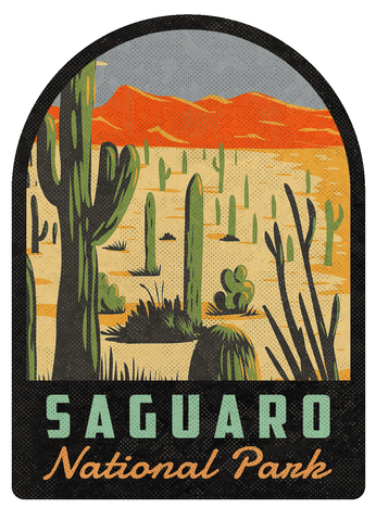 Saguaro National Park Vintage Travel Air Freshener