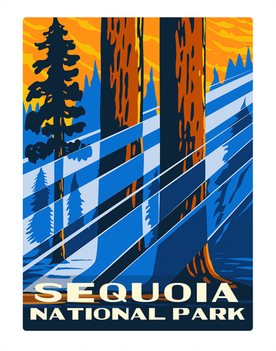 Sequoia National Park Sunlight Dusk WPA Air Freshener