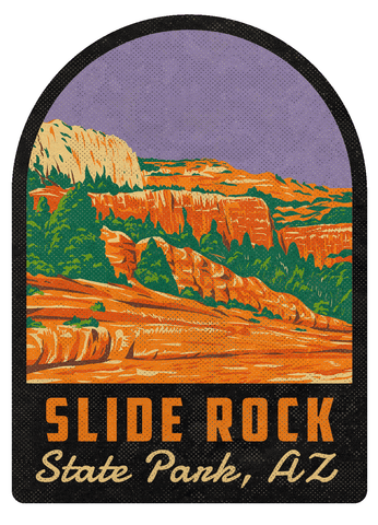 Slide Rock State Park Vintage Travel Air Freshener