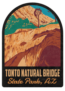 Tonto Natural Bridge State Park Vintage Travel Air Freshener