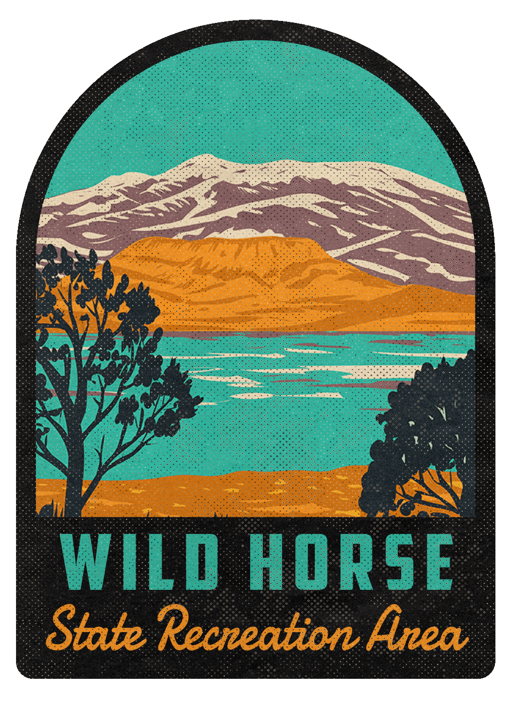 Wild Horse State Recreation Area Vintage Travel Air Freshener