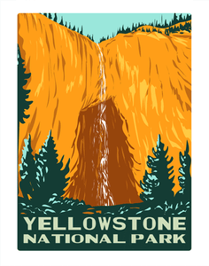 Yellowstone National Park Fairy Falls WPA Air Freshener
