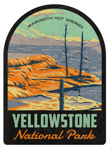 Yellowstone National Park Mammoth Hot Springs Vintage Travel Air Freshener
