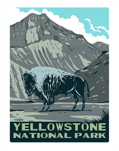 Yellowstone National Park Bison WPA Air Freshener
