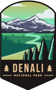 Denali National Park Dark Silhouette Air Freshener