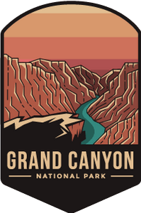 Grand Canyon National Park Dark Silhouette Air Freshener
